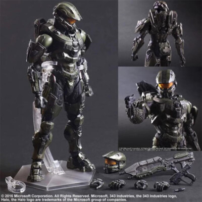 IN US! Hot Play Art KAI Halo Master Chief Action Figure Model