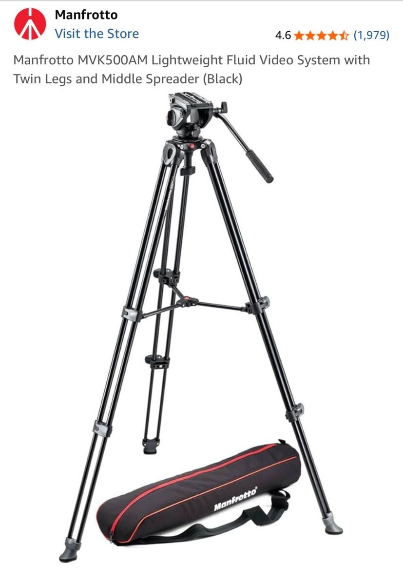 Manfrotto 504HD + 546BK Tripod for sale online | eBay Manfrotto 504HD + 546BK Tripod for sale online | eBay