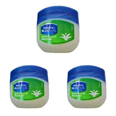 3x Vaseline Blueseal Light Natural Skin Vaseline Aloe Fresh 50ml