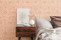 Vliestapete Ornamente Shabby Floral VöGel Ranken Beige Orange 47622 (7,12€/1Qm)