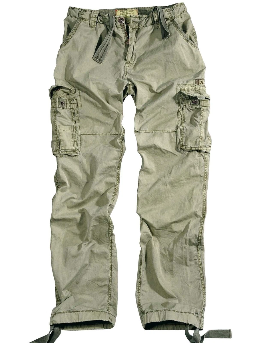 Alpha Industries Hose Cargohose Jet Pant Light Oliv 101212 Bundeswehrhose  6168 | eBay