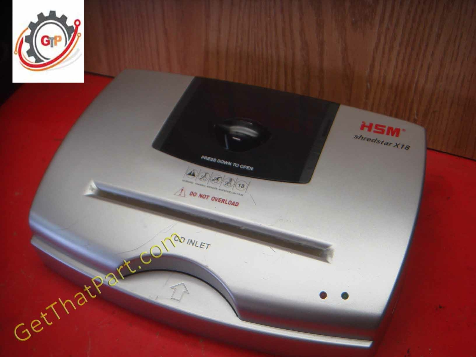 HSM Shredstar X18 Paper Shredder Top Cover Only and Disk Waste Bin Asy-image