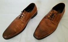 Mens Size 13M Brown Kenneth Cole Freshair New York with Silver Technology Shoes