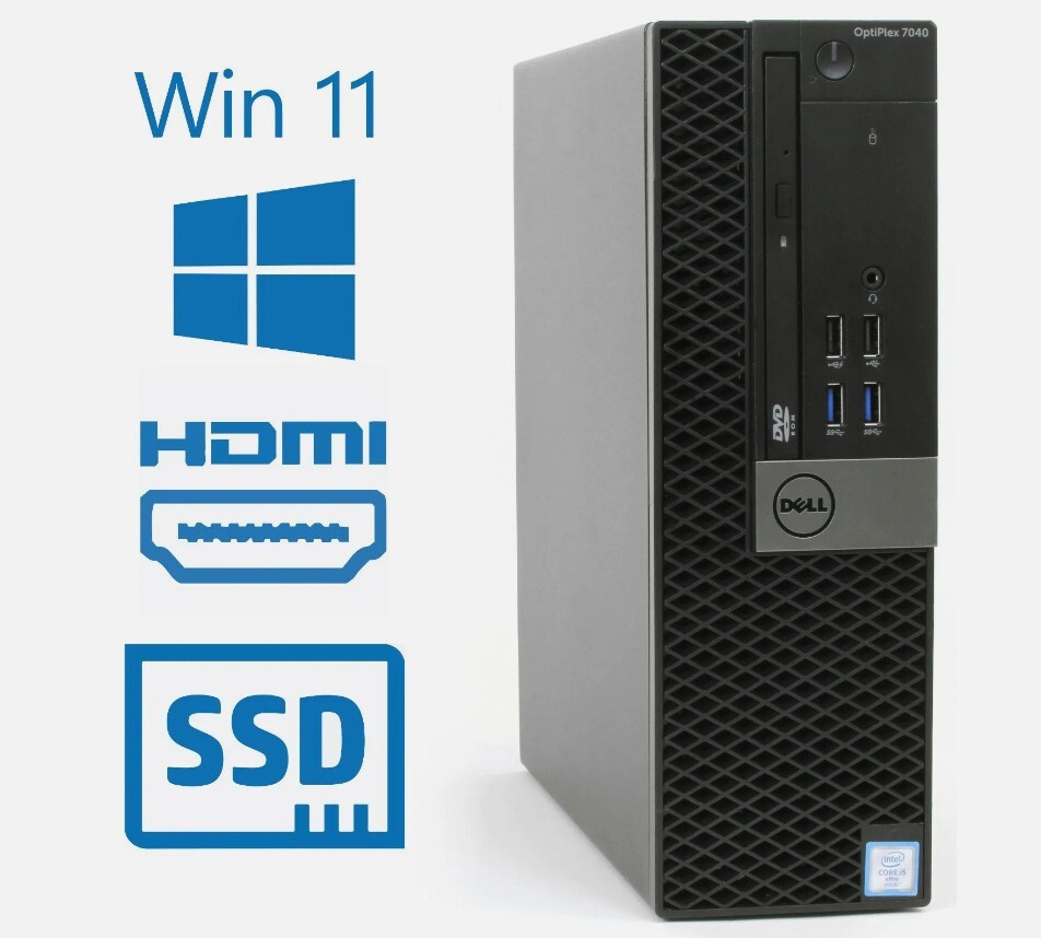 Dell Desktop Computer SFF i7 16GB RAM 1TB HDD+1TB SSD For video 