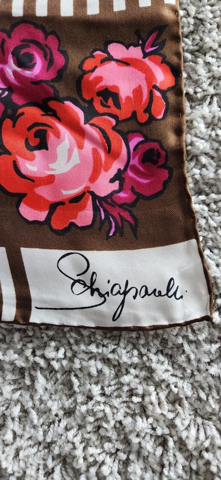 围巾,1 复古 Glentex,1 Schiaparelli — 第 2/3 张图片