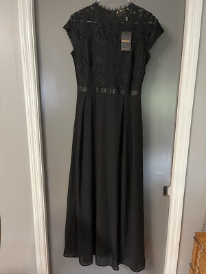 Miusol Womens Formal Floral Lace Evening Party Maxi Dress (Large, Black) | eBay Miusol Womens Formal Floral Lace Evening Party Maxi Dress (Large, Black) | eBay