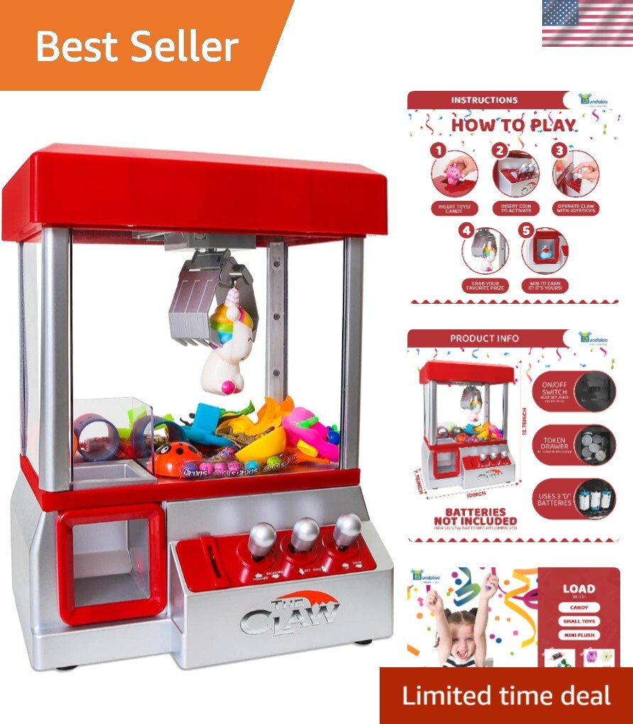 Melissa And Doug Vending Machine Trimate Claw Machine For Kids, s