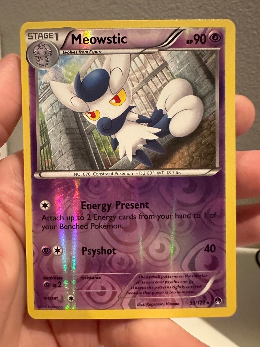 meowstic pokemon card Meowstic 034/088 ME03: Perfect Order Pokemon TCG (FREE S&H)