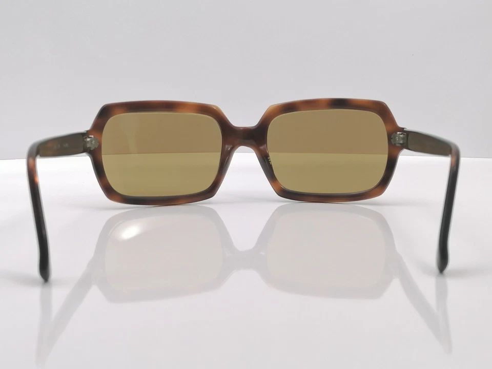 Óculos de sol feminino Rodenstock Tropez 130 56 20 quadrado tartaruga usado - Imagem 4 de 4