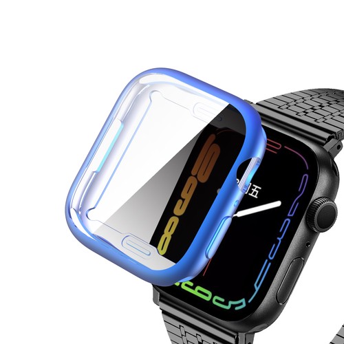 Housse pour Apple Watch Series 9 8 7 Film de protection TPU pour iWatch 41 mm 45 mm - Photo 7 sur 23