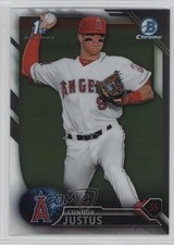2016 Bowman Draft Chrome Draft Picks Connor Justus #BDC-61 9k0