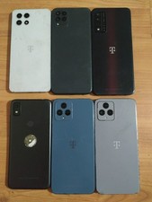 Lot of 6 Mixed model T-Mobile REVVL 6 5G 64GB/TCL and other Smartphone For part