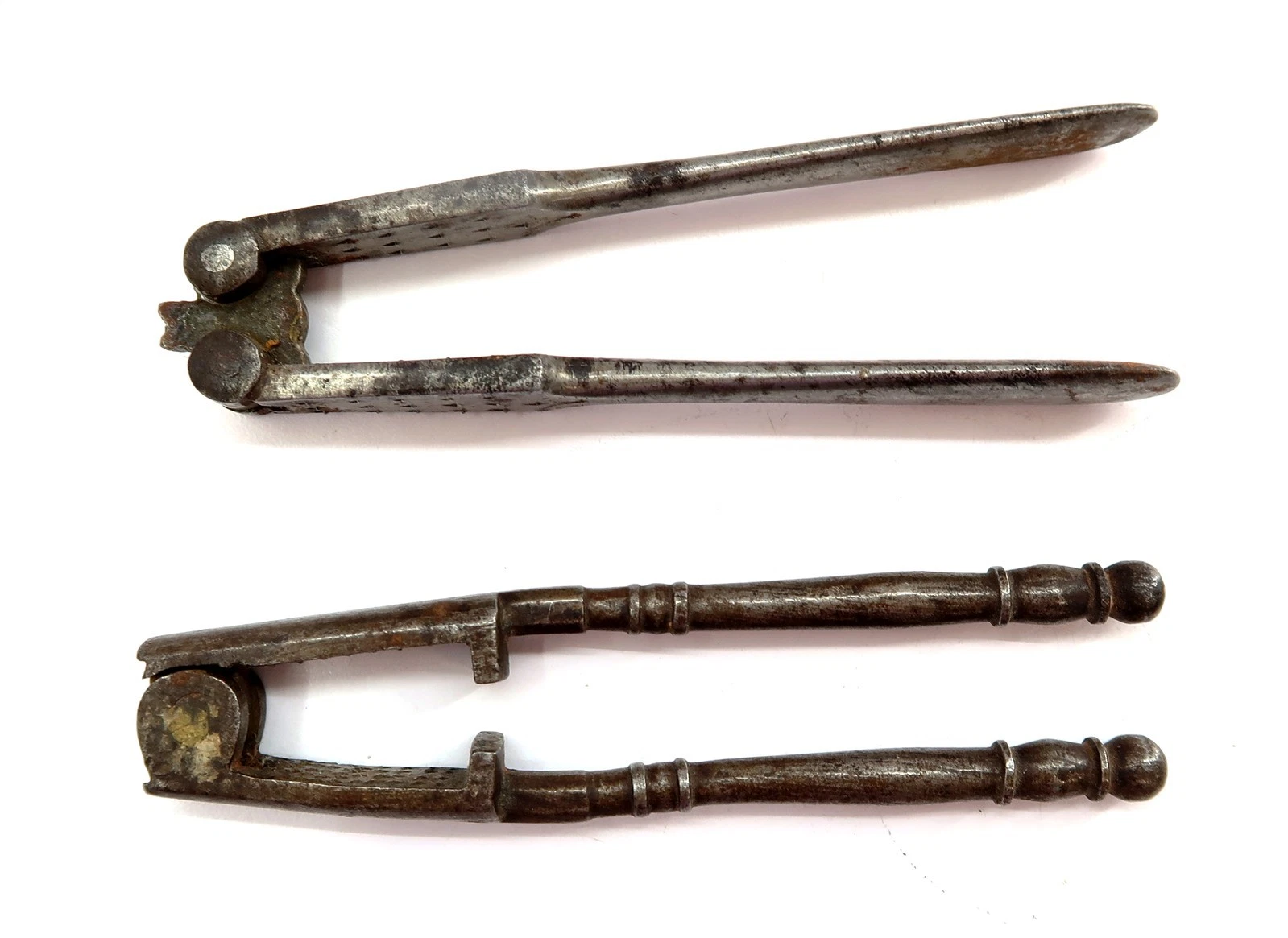 Lot of 2 Antique Nutcrackers ~ Both are Steel and Primitive ~ 5" Long Each