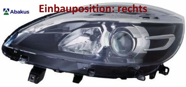 Abakus 551-1195R-LDEM2 Hauptscheinwerfer Rechts Scheinwerfer FüR Renault-image