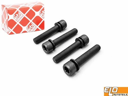 4x Original Febi Bilstein screw brake caliper disc for Audi Seat Skoda VW