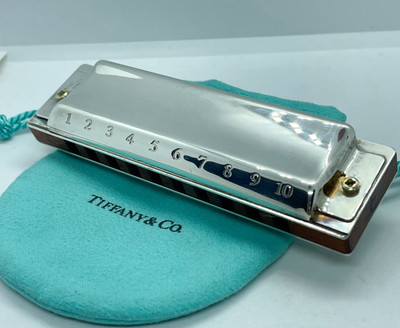 Tiffany & Co Sterling Silver 925 Harmonica Hohner Made in Tiffany & Co Sterling Silver 925 Harmonica Hohner Made in