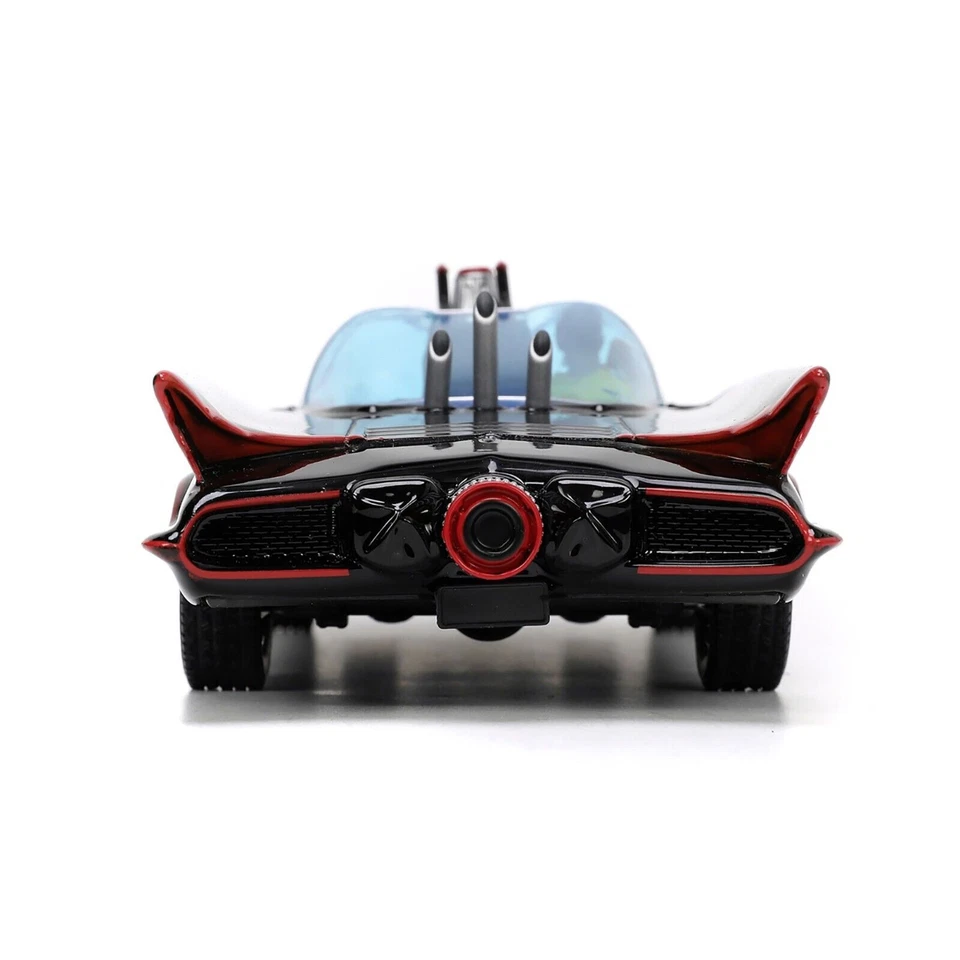 Batman, Classic Batmobile Deluxe 1966 1:24 + 3 Personaggi - Jada Toys, + 8 Anni - Immagine 3 di 4