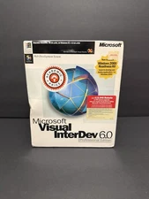 Vintage Microsoft Visual InterDev 6.0 Professional Edition Sealed In Box 1999