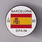 RARE PINS PIN'S .. OLYMPIQUE OLYMPIC BARCELONA 1992 COBI TEAM FLAG SPAIN ~25