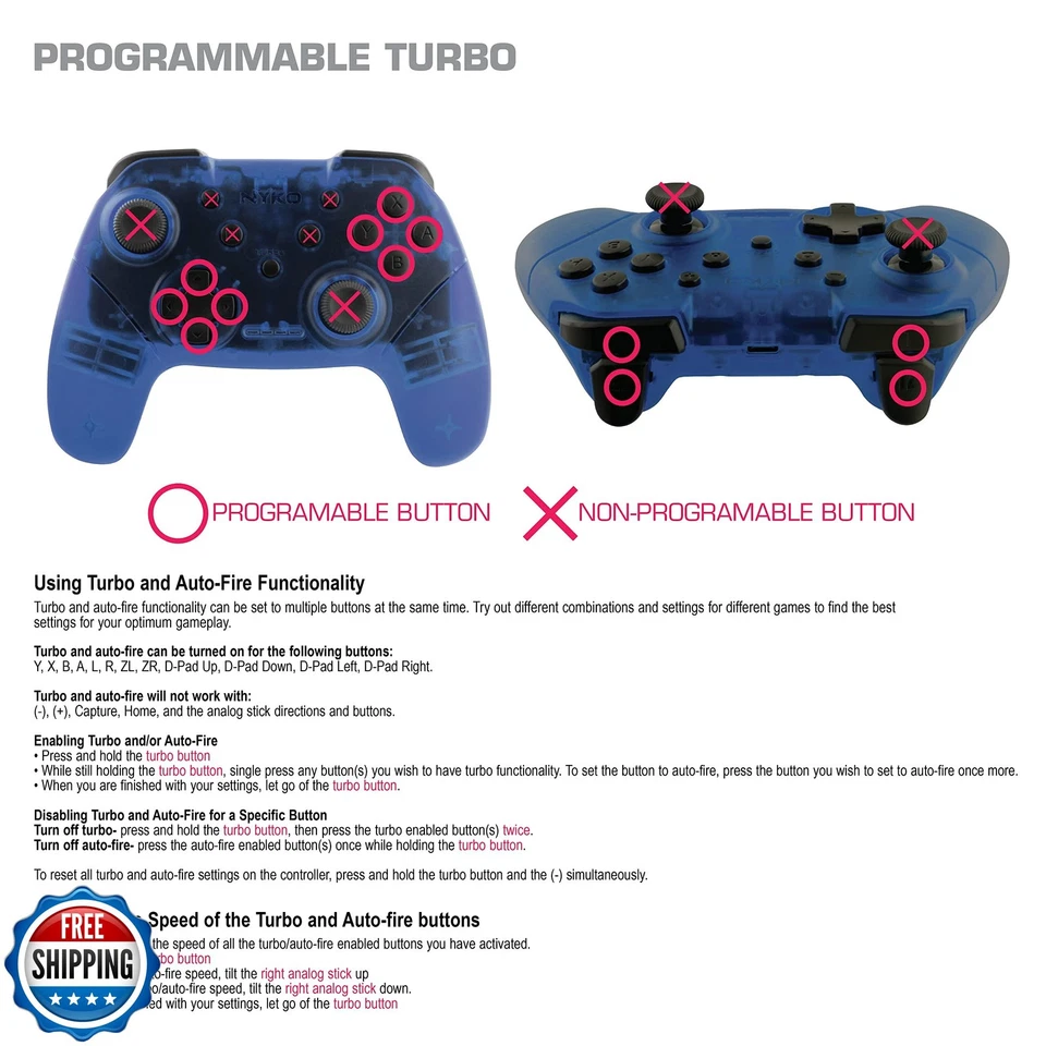 Nyko Wireless Core Controller for Nintendo Switch - Bluetooth Pro Controller  - Image 2 of 4