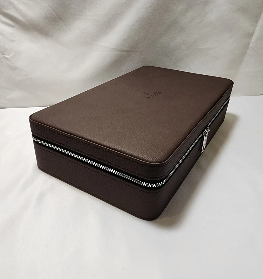 ROLEX BOX STORAGE BROWN - Image 4 of 4