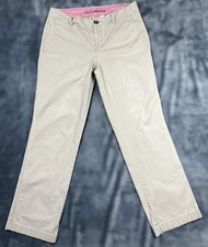 Vintage Women's Dockers Flat Front Khaki Pants SZ 8 Cotton Blend Preppy Classic