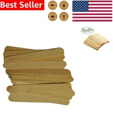 Versatile Jumbo Waxing Sticks - Large 6" x 3/4" for All Body Areas, Pack of 100
