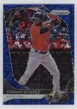 2020 Panini Prizm Tier II Quick Pitch Blue Donut Circle /199 Yordan Alvarez 9o3