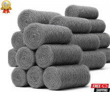 12x Steel Wire Wool Pads | Top Quality Grade 0000 Super Ultra Fine For Rats Mice