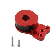 Red 25T CNC Aluminum Steering Servo Swing Arm Horn for 1/8 1/10 RC Crawler Car a