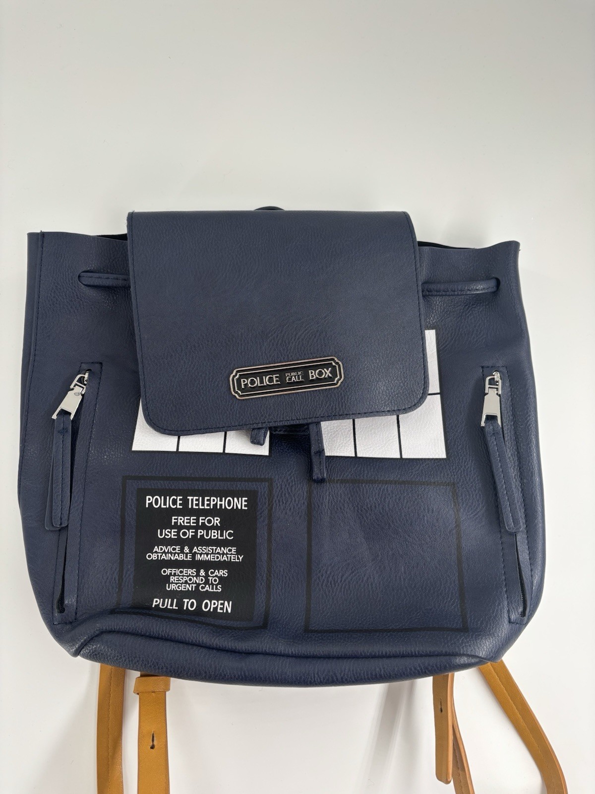 Doctor Who Blue Tardis Police Box Backpack BBC Officially Licensed image 6