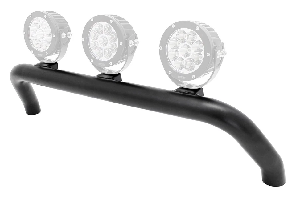 For Jeep Wrangler 07-17 Light Bar Snyper Textured Black Bumper Light Bar for 3 Foto 2 de 4