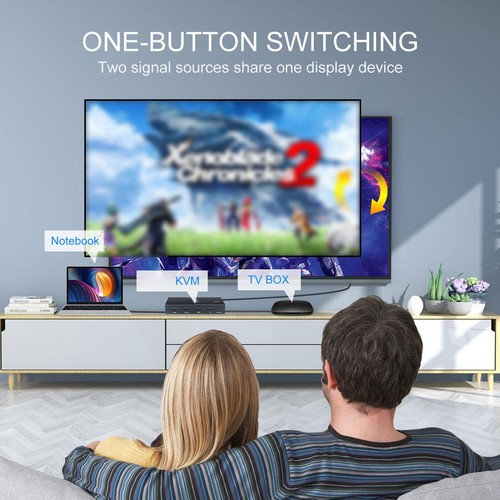 Kvm Switcher High Speed Transmission Excellent Image Processing Type C Hd IDM - Photo 12/12