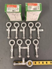 10 Hillman - 13 X 3 Forged Steel Hot-dipped Galvanized Eye Bolts 851892 10 Hillman - 13 X 3 Forged Steel Hot-dipped Galvanized Eye Bolts 851892