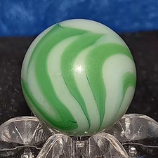 Vintage Alley Agate Flame Swirl Marble. 5/8" Nm. Beautiful Example