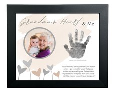 BABY CHILD KEEPSAKE Handprint Frame Grandma with Poetry THE GRANDPARENT GIFT CO.