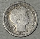 1897 S Barber Dime 10c San Francisco Mint Rare Nice Coin For An Album