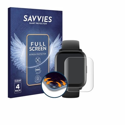 4x Full-Screen Schutz Folie für Amazfit Active 3D Curved Edge Display