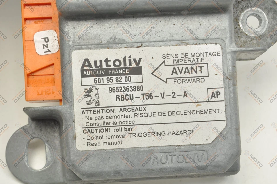 PEUGEOT 307 CC 2.0 16V 136 CV Sensore Centralina 9652363880 601958200 - Immagine 2 di 4