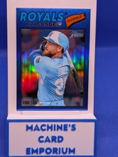 2026 Topps Heritage Kyle Isbel #365 Blue Chrome  Refractor 099/150