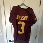 Jordan Addison #3 Autographed Football Jersey Maroon XL JSA Authenticated