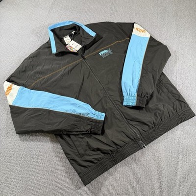 Puma Tetris Track Mens Jacket Size Medium Black Nintendo Retro Gaming New