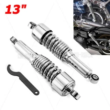 Preload Adjustable 13" Rear Shocks Fit For Harley Dyna Low Rider Street Bob FXDB