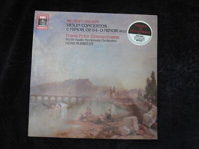 MENDELSSOHN, Violin Concertos Zimmermann Albrecht German New Sealed LP FREE SHIP