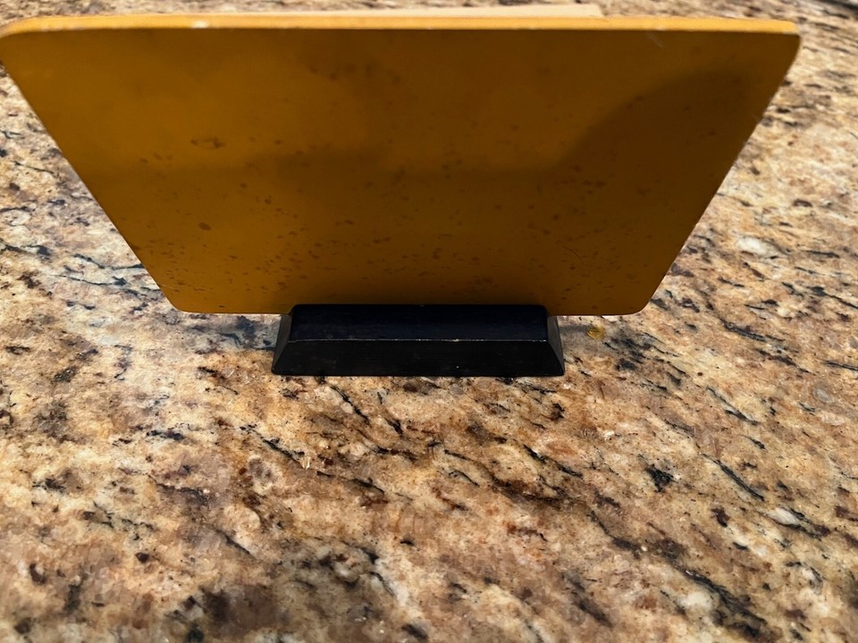 Vintage rare C&O RR wooden sign w/display stand eBay