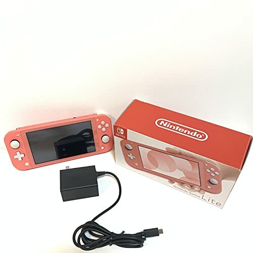 Consola Nintendo Switch Lite de mano color rosa coral usada Japón - Imagen 1 de 7