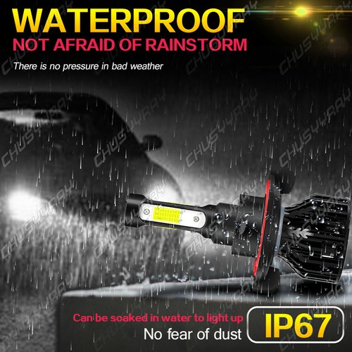 For Ford Focus 2008-2011 White LED Headlights High/Low Dual Beam Fog Light Combo - Picture 4 of 12