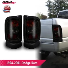 1994-01 Tail Lights For Dodge Ram 1500 2500 3500 Altezza Style Lamps Smoke Lens