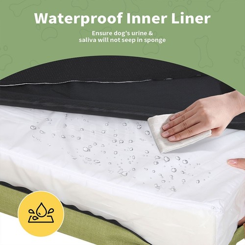 Pet Dog Calming Bed Cat Sofa Beds Removable Washable Mat Waterproof Linner Warm - Picture 215 of 462