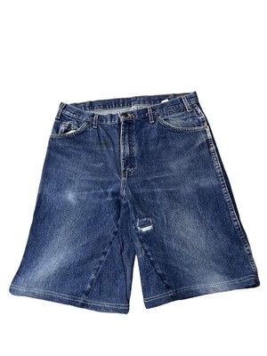 Dickies Shorts Herren 90s Denim Workwear Vintage Sommer Hose Jorts 36'' (J1286)